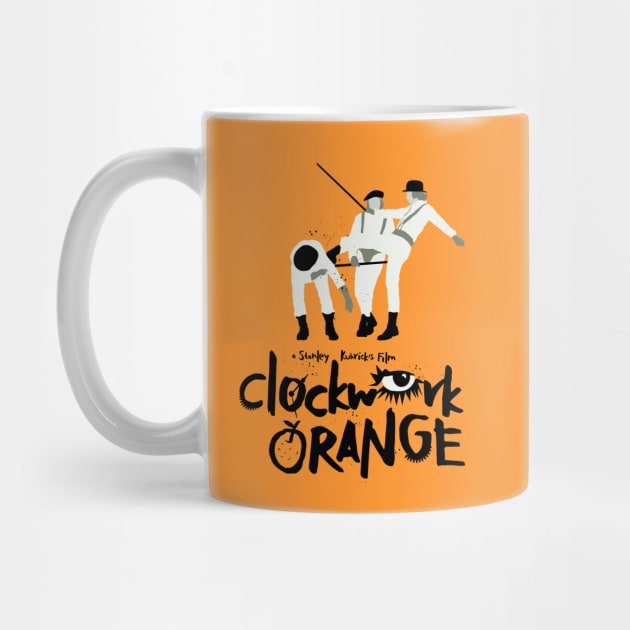 Clockwork orange minimalist by 2ToastDesign